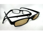 Lot de 2 lunettes loupes pliables plastique verres neutres + verres teintés