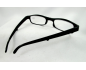 Lot de 2 lunettes loupes pliables plastique noir verres neutres + verres teintés